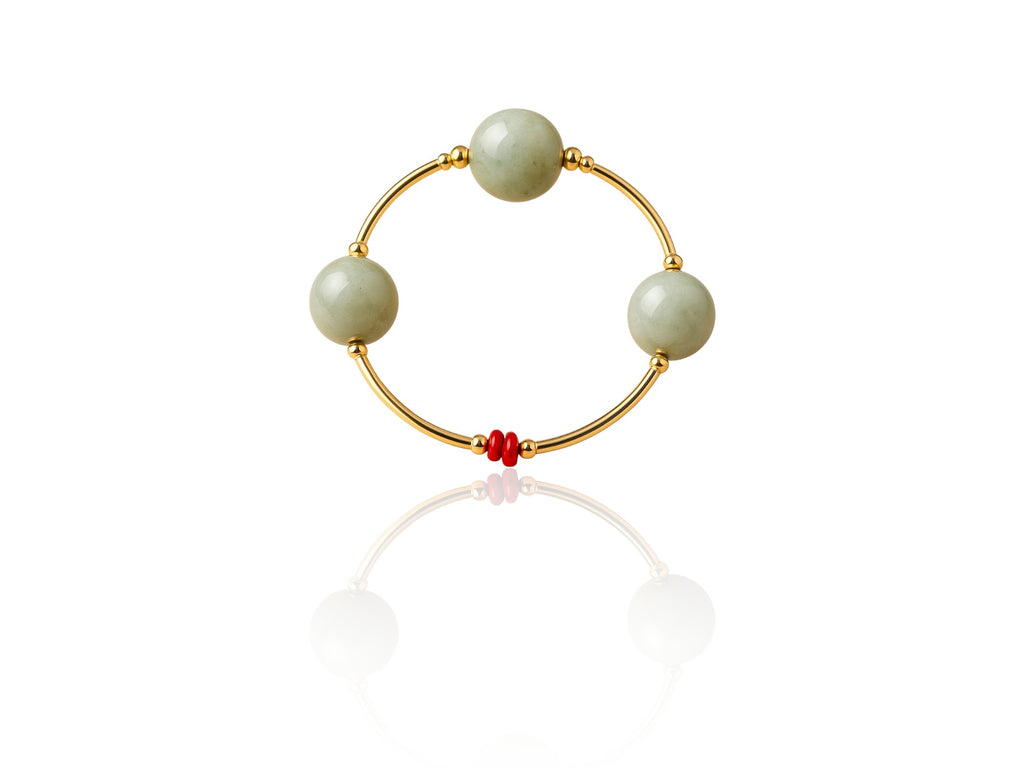 Burmese jade grandma's bracelet