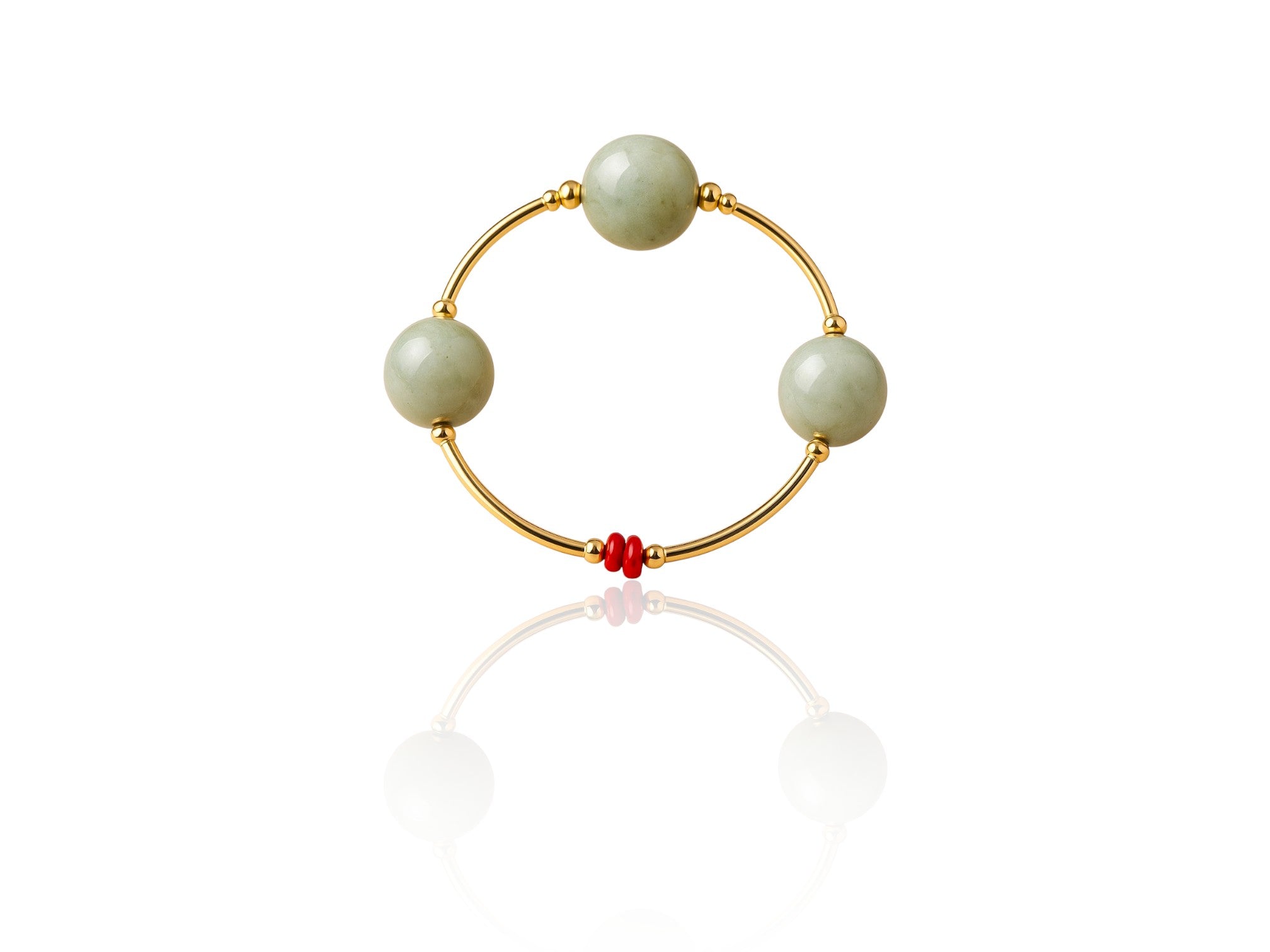 Burmese jade grandma's bracelet