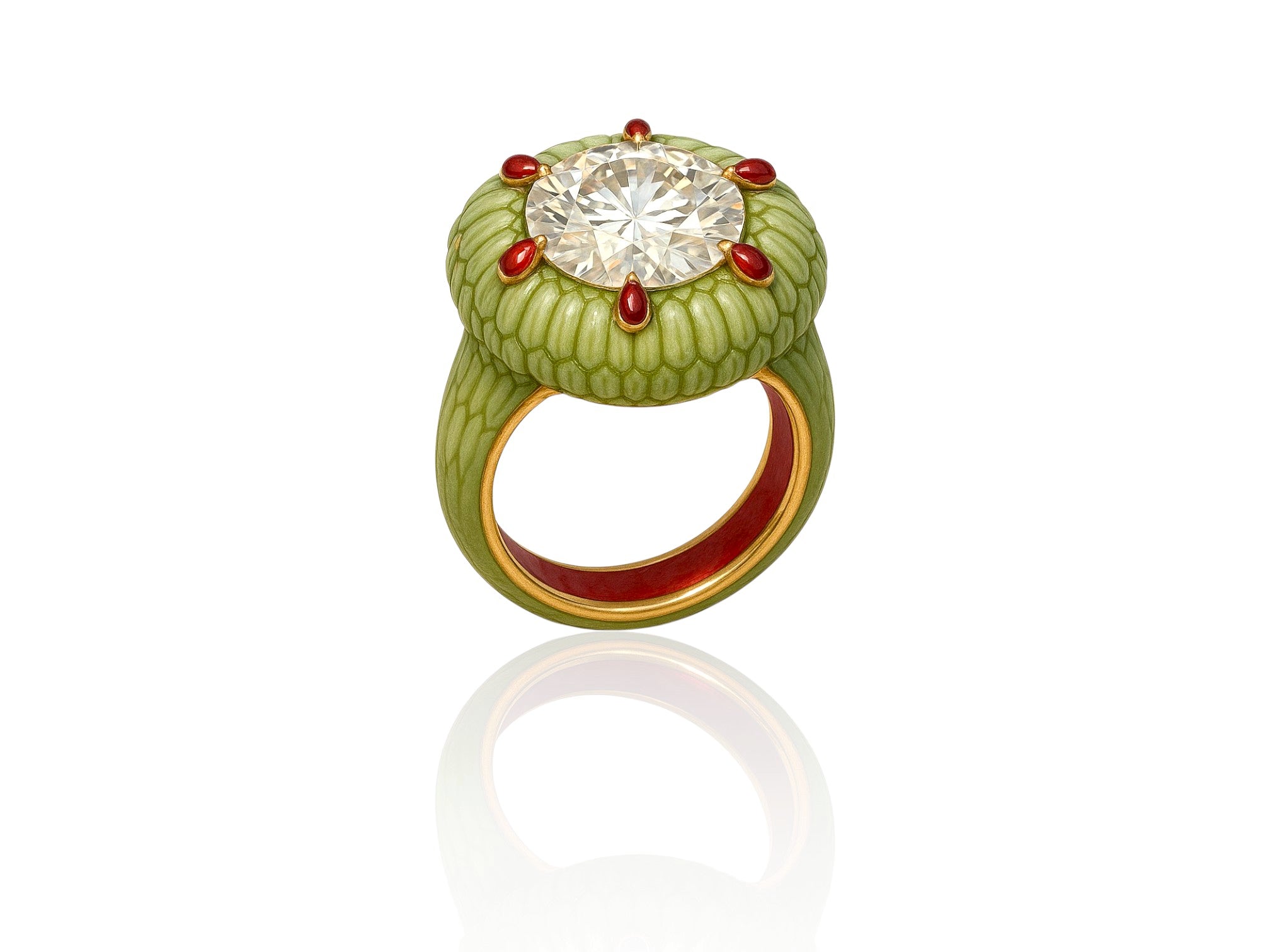 Snakeskin carved ring. Limited Edition Lunar New Year 2025